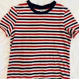& Other Stories-Vintage Americana Striped Tee - Major Retro 90s Vibes